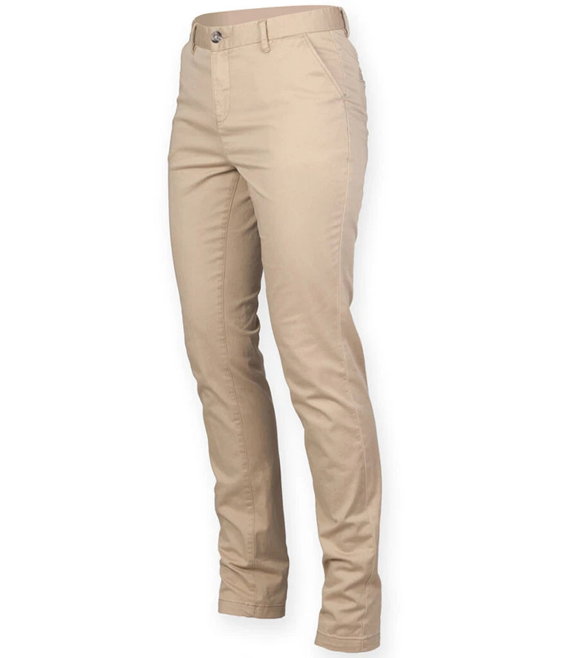 Front Row - Lightweight Ladies Stretch Chino Trousers