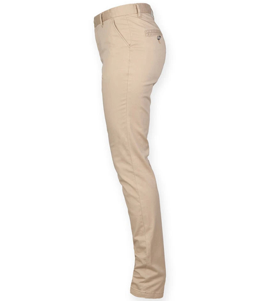 Front Row - Lightweight Ladies Stretch Chino Trousers