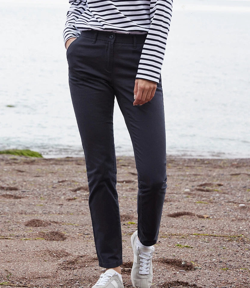 Front Row - Lightweight Ladies Stretch Chino Trousers