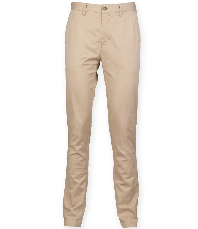 Front Row Lightweight Stretch Tag Free Chinos - Casual Business Trousers