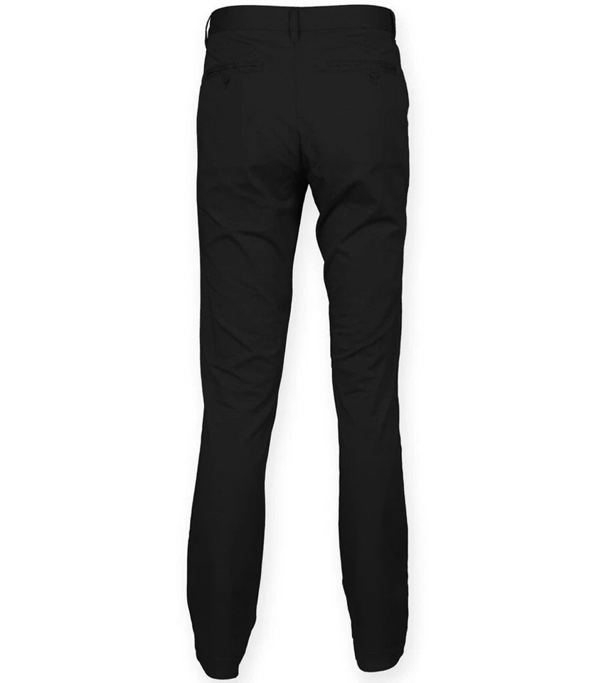 Front Row Lightweight Stretch Tag Free Chinos - Casual Business Trousers