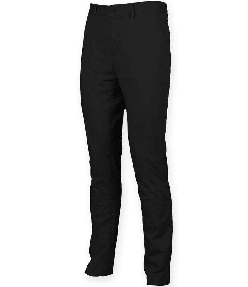 Front Row Lightweight Stretch Tag Free Chinos - Casual Business Trousers