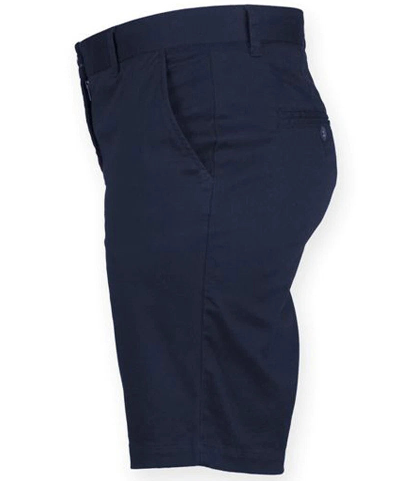 Front Row Womens/Ladies Chino Stretch Shorts