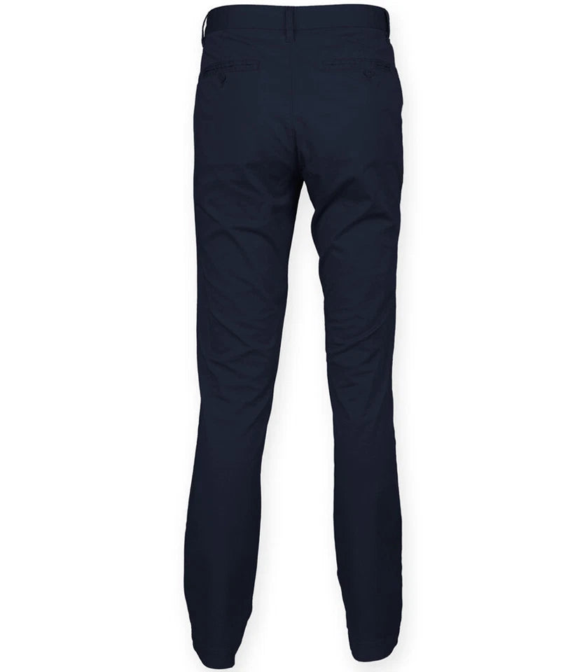 Front Row Lightweight Stretch Tag Free Chinos - Casual Business Trousers
