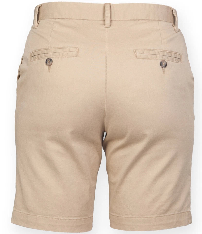 Front Row Womens/Ladies Chino Stretch Shorts